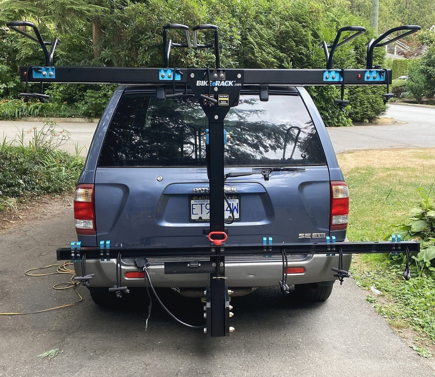 BIKE eRACK - Holds 2 Adaptive Mountain Bikes +1 Bike , Handcycle Rack for your Car! Electric, Self-Loading! eRACK