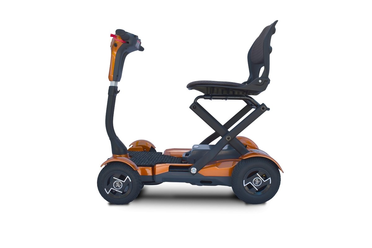 EV Rider TeQno - Auto Folding Electric Scooter! - Wheelchairs in Motion