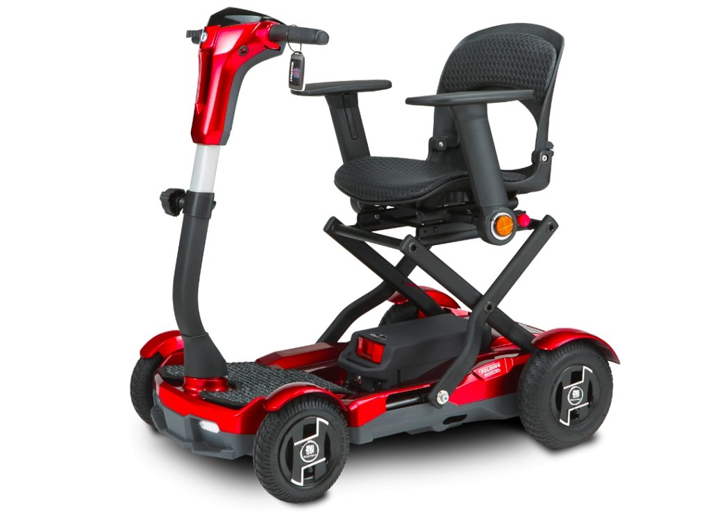 EV Rider TeQno - Auto Folding Electric Scooter! - Wheelchairs in Motion