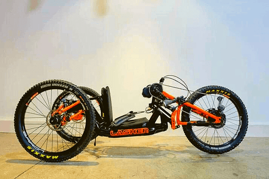 Lasher Sport All-Terrain Handcycle,  High End Level- Full Suspension (ATH-FS3) Lasher