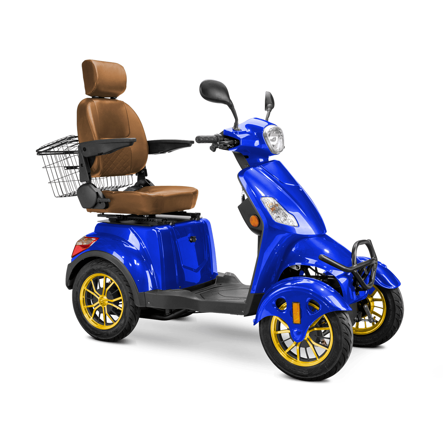 Bespoke Prestige 4 - Wheel Mobility Scooter – 15 MPH, 35 Mile Range + Free Weatherproof Cover - Wheelchairs in Motion