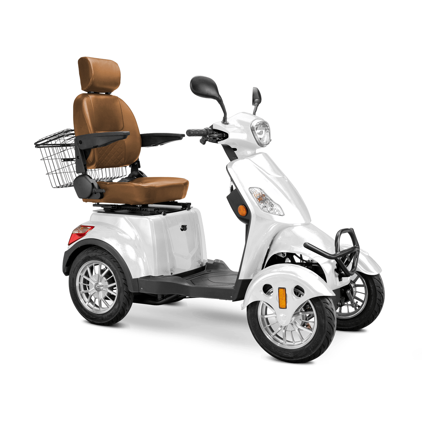 Bespoke Prestige 4 - Wheel Mobility Scooter – 15 MPH, 35 Mile Range + Free Weatherproof Cover - Wheelchairs in Motion
