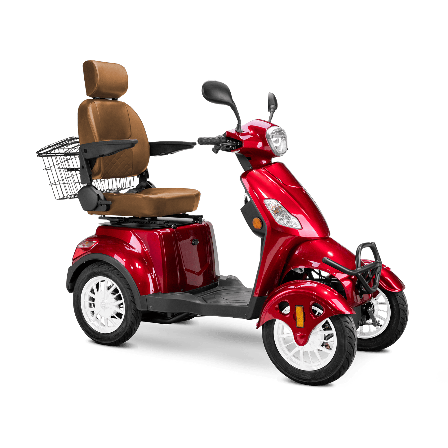 Bespoke Prestige 4 - Wheel Mobility Scooter – 15 MPH, 35 Mile Range + Free Weatherproof Cover - Wheelchairs in Motion