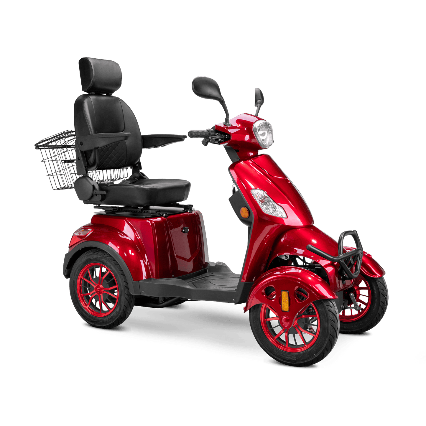 Bespoke Prestige 4 - Wheel Mobility Scooter – 15 MPH, 35 Mile Range + Free Weatherproof Cover - Wheelchairs in Motion