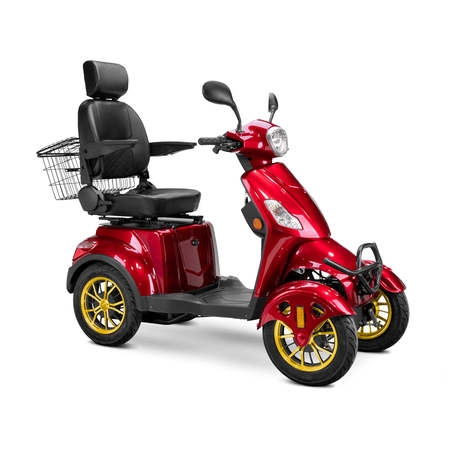 Bespoke Prestige 4 - Wheel Mobility Scooter – 15 MPH, 35 Mile Range + Free Weatherproof Cover - Wheelchairs in Motion