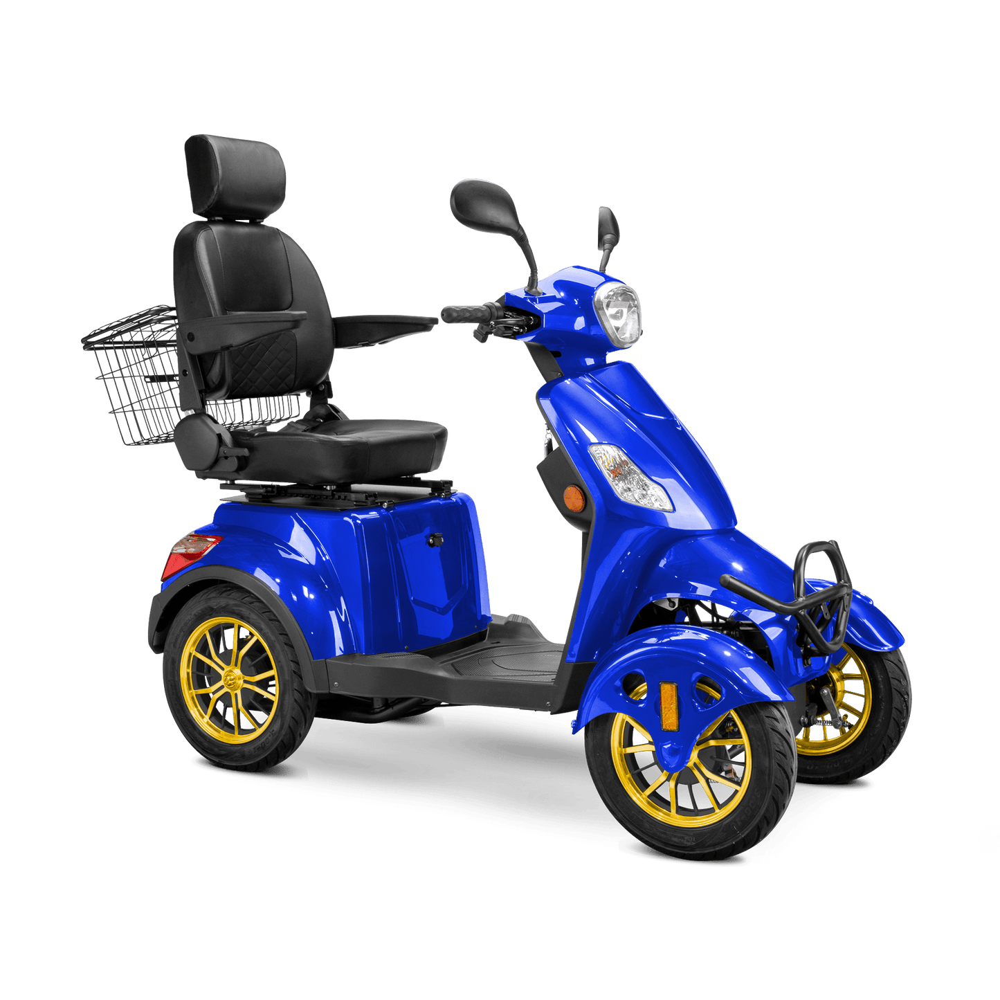 Bespoke Prestige 4 - Wheel Mobility Scooter – 15 MPH, 35 Mile Range + Free Weatherproof Cover - Wheelchairs in Motion
