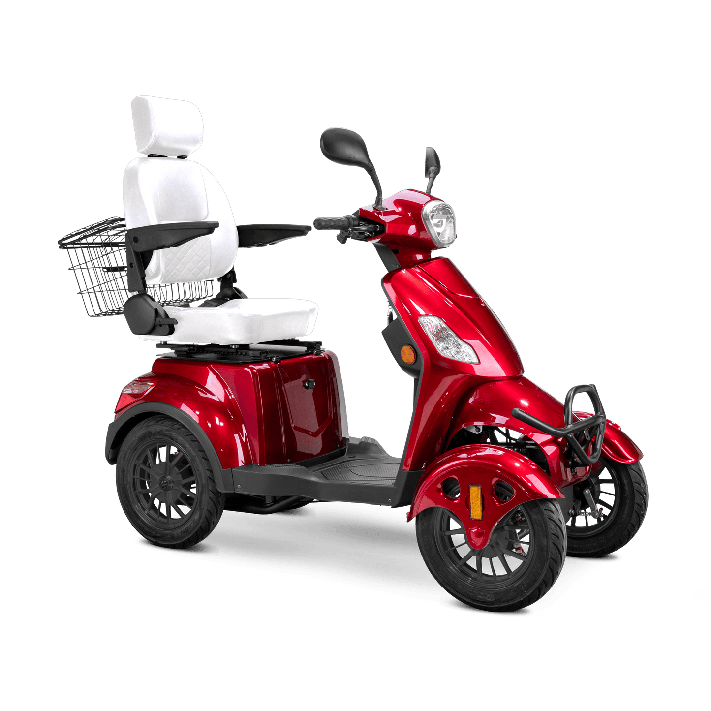 Bespoke Prestige 4 - Wheel Mobility Scooter – 15 MPH, 35 Mile Range + Free Weatherproof Cover - Wheelchairs in Motion