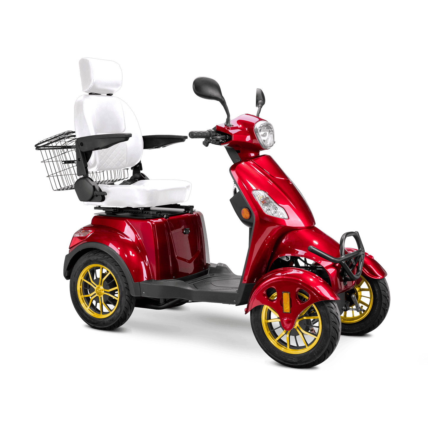 Bespoke Prestige 4 - Wheel Mobility Scooter – 15 MPH, 35 Mile Range + Free Weatherproof Cover - Wheelchairs in Motion