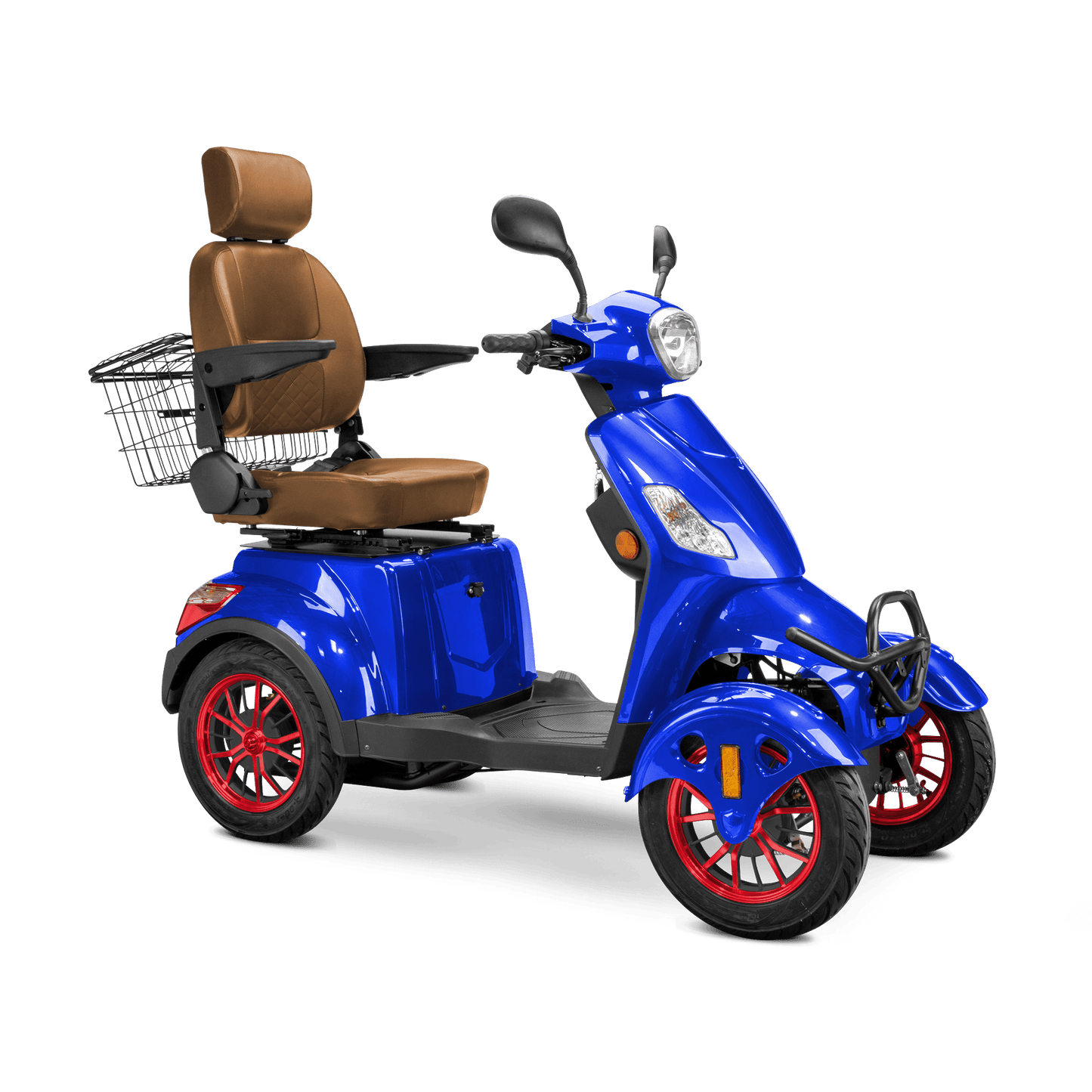 Bespoke Prestige 4 - Wheel Mobility Scooter – 15 MPH, 35 Mile Range + Free Weatherproof Cover - Wheelchairs in Motion