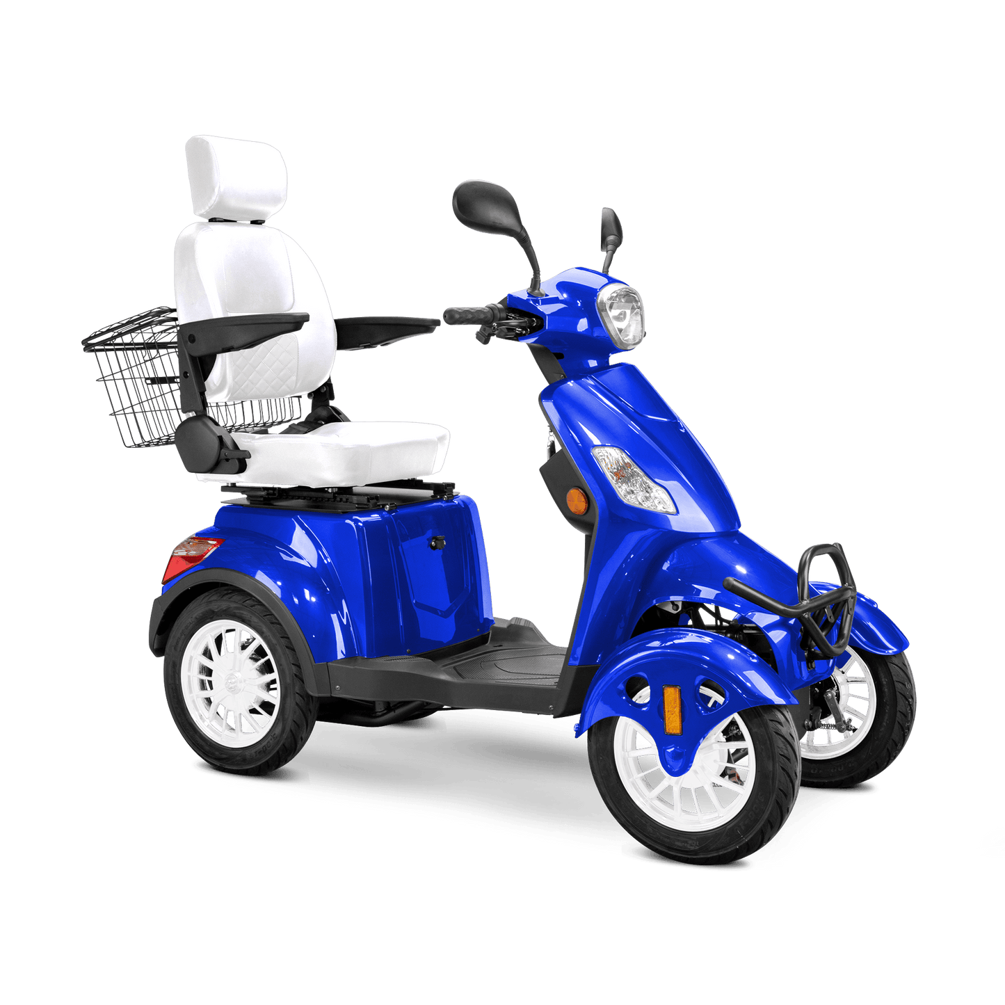 Bespoke Prestige 4 - Wheel Mobility Scooter – 15 MPH, 35 Mile Range + Free Weatherproof Cover - Wheelchairs in Motion