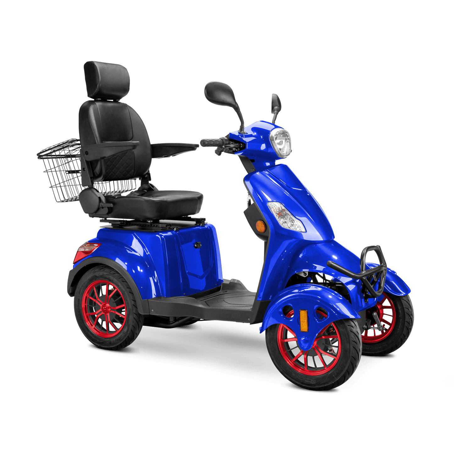 Bespoke Prestige 4 - Wheel Mobility Scooter – 15 MPH, 35 Mile Range + Free Weatherproof Cover - Wheelchairs in Motion