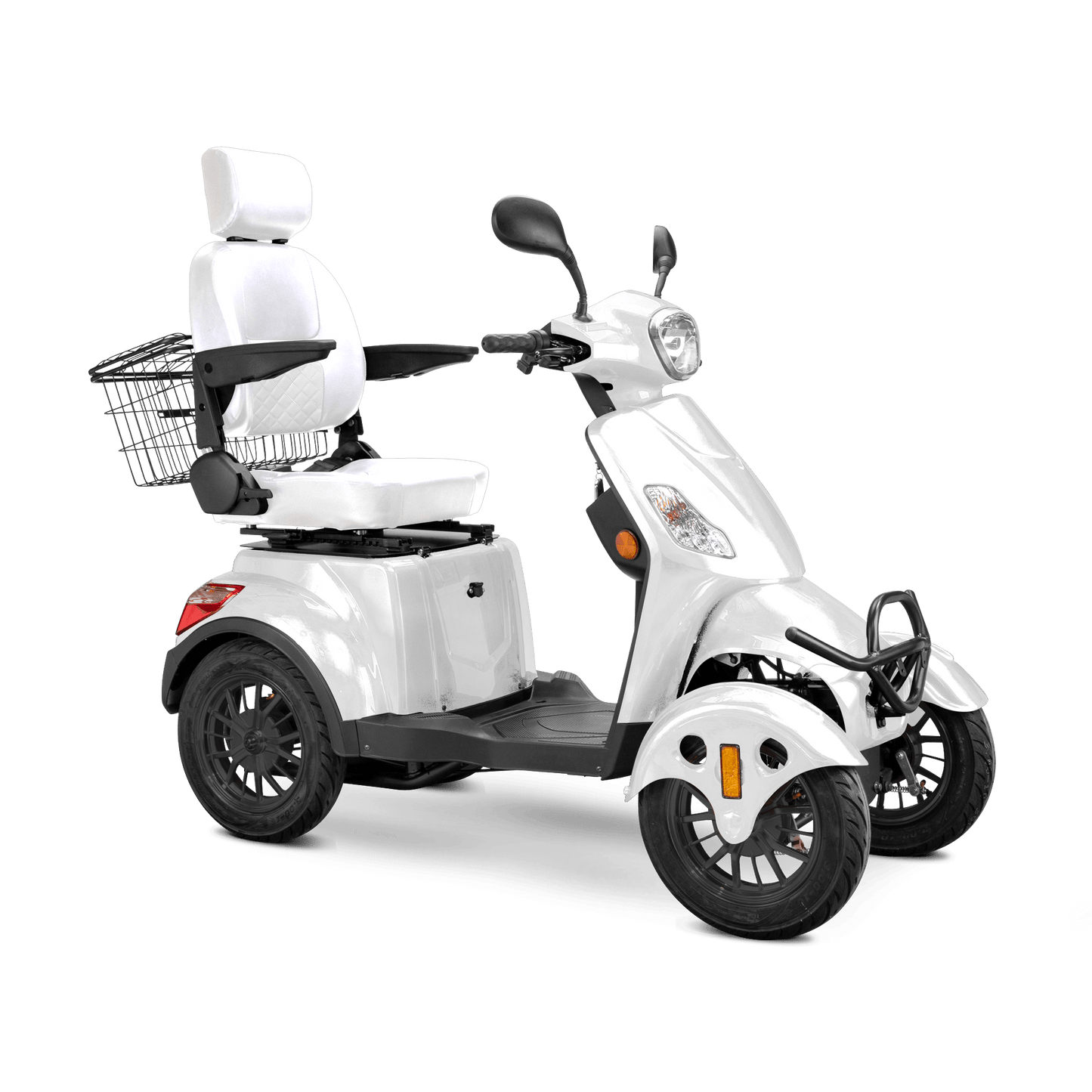 Bespoke Prestige 4 - Wheel Mobility Scooter – 15 MPH, 35 Mile Range + Free Weatherproof Cover - Wheelchairs in Motion