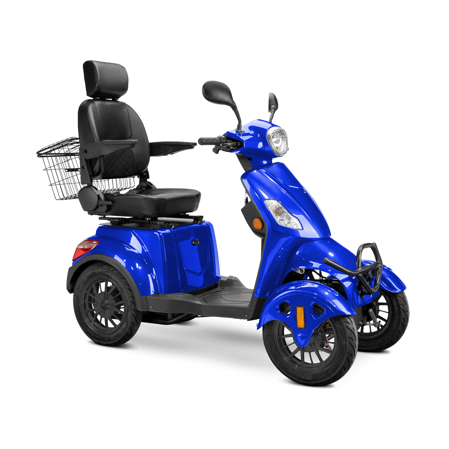 Bespoke Prestige 4 - Wheel Mobility Scooter – 15 MPH, 35 Mile Range + Free Weatherproof Cover - Wheelchairs in Motion