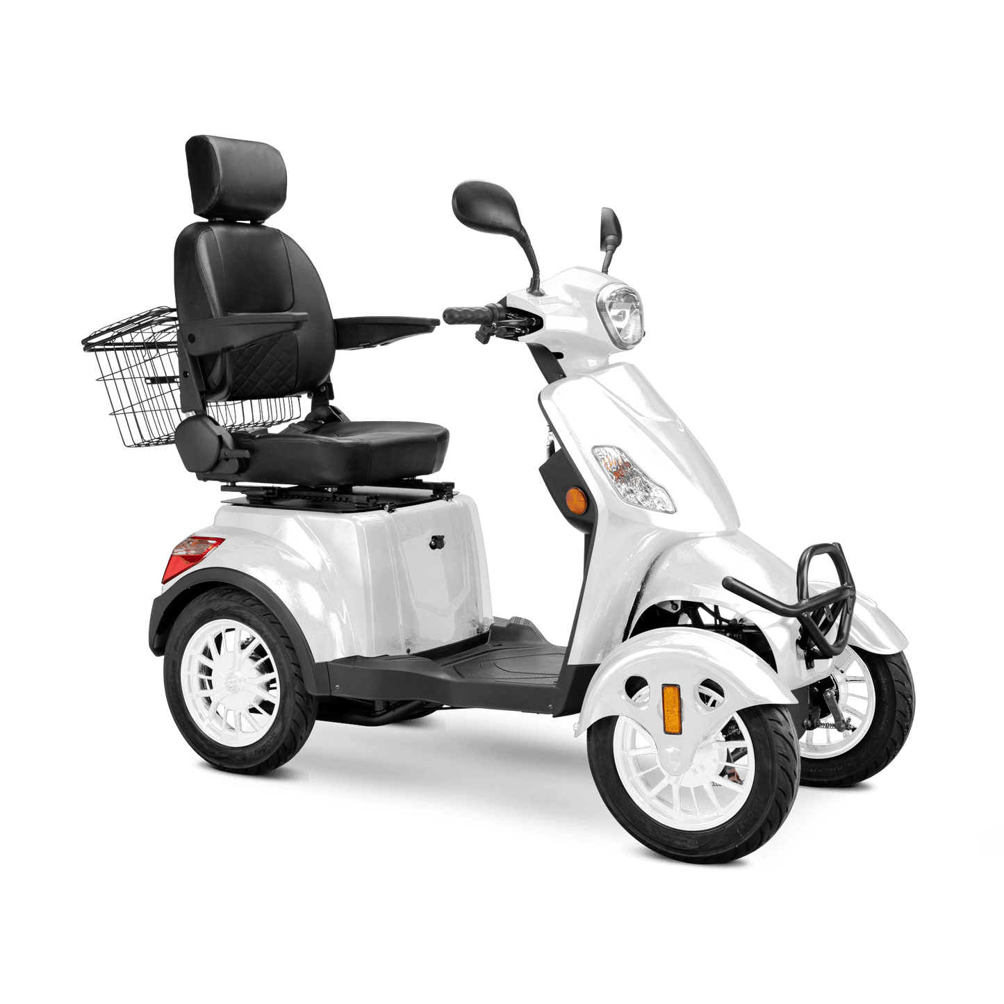 Bespoke Prestige 4 - Wheel Mobility Scooter – 15 MPH, 35 Mile Range + Free Weatherproof Cover - Wheelchairs in Motion