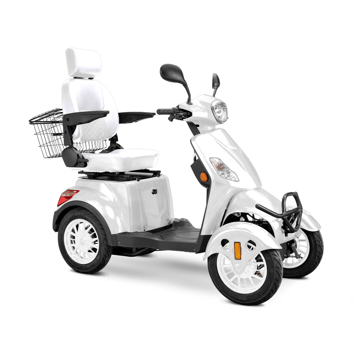 Bespoke Prestige 4 - Wheel Mobility Scooter – 15 MPH, 35 Mile Range + Free Weatherproof Cover - Wheelchairs in Motion
