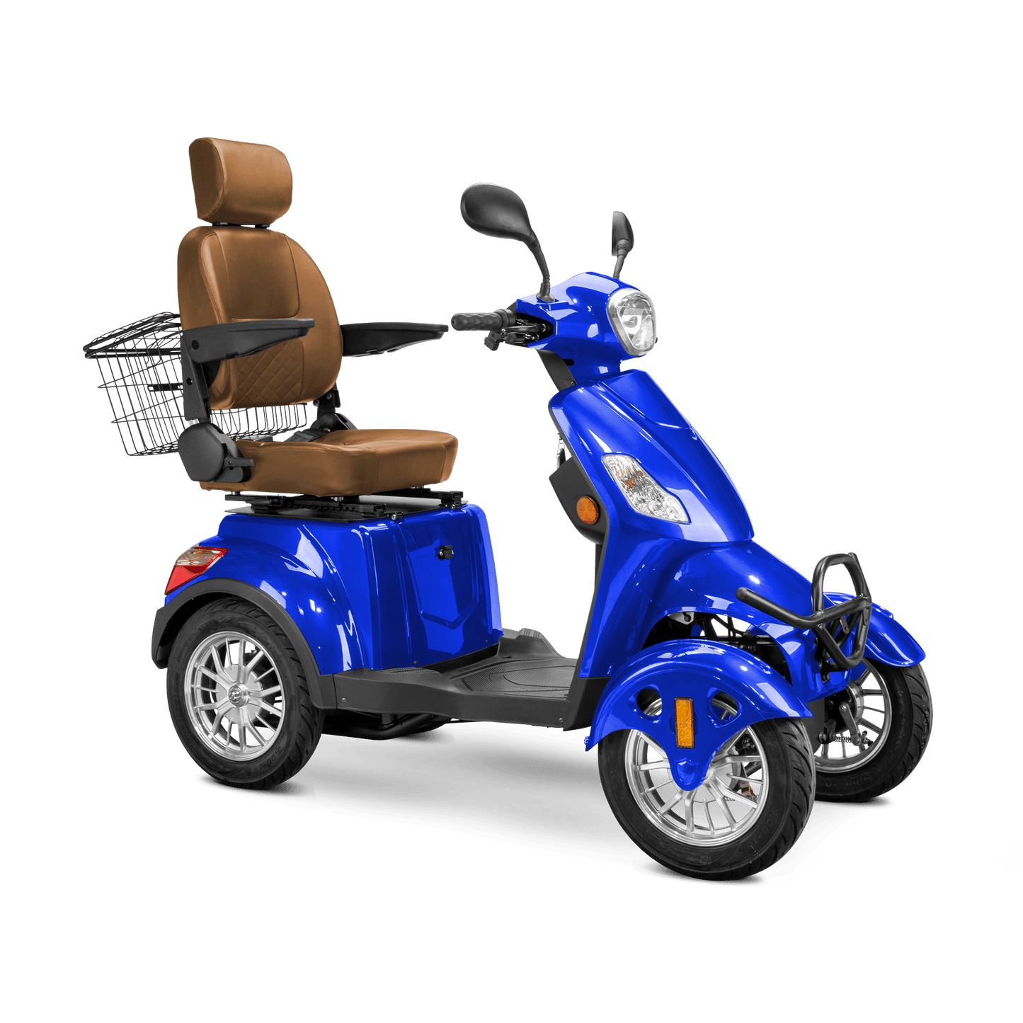 Bespoke Prestige 4 - Wheel Mobility Scooter – 15 MPH, 35 Mile Range + Free Weatherproof Cover - Wheelchairs in Motion