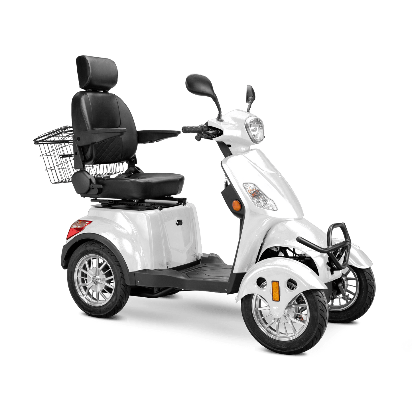 Bespoke Prestige 4 - Wheel Mobility Scooter – 15 MPH, 35 Mile Range + Free Weatherproof Cover - Wheelchairs in Motion