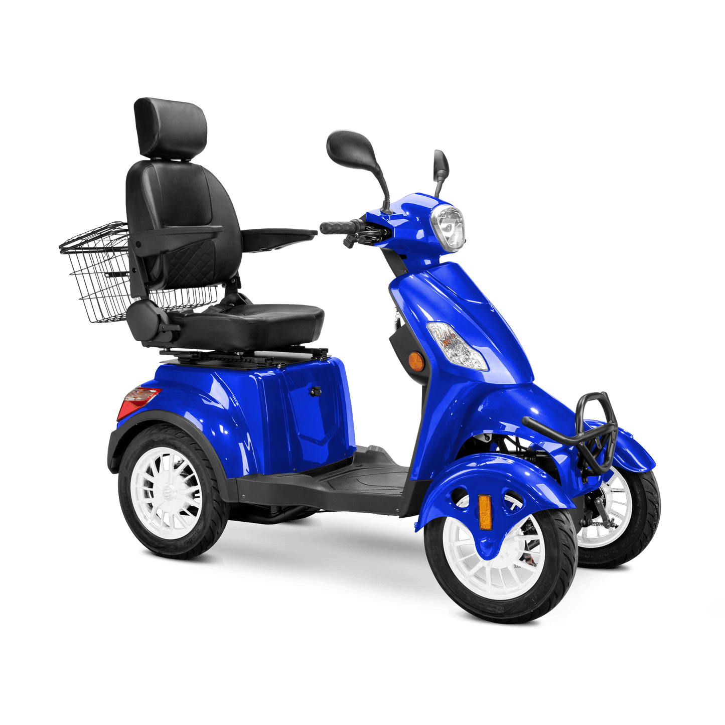 Bespoke Prestige 4 - Wheel Mobility Scooter – 15 MPH, 35 Mile Range + Free Weatherproof Cover - Wheelchairs in Motion