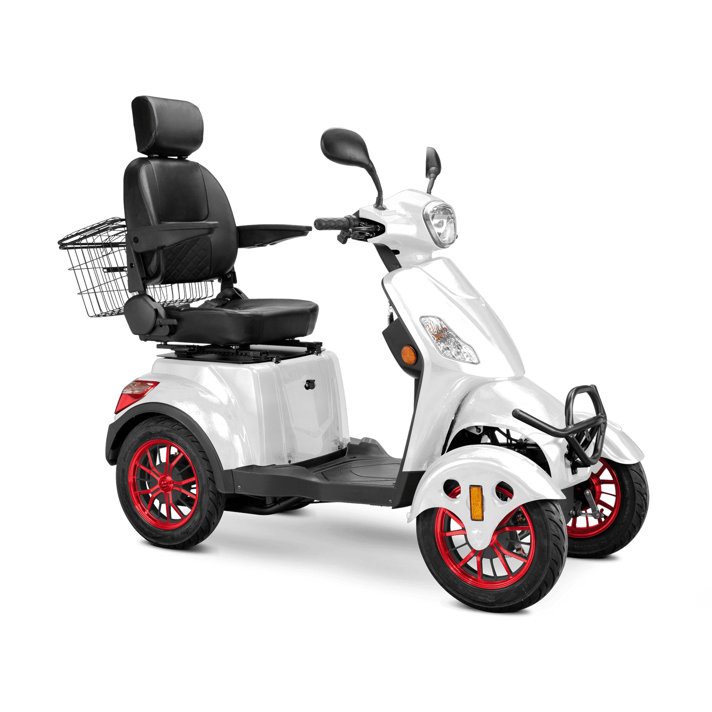 Bespoke Prestige 4 - Wheel Mobility Scooter – 15 MPH, 35 Mile Range + Free Weatherproof Cover - Wheelchairs in Motion