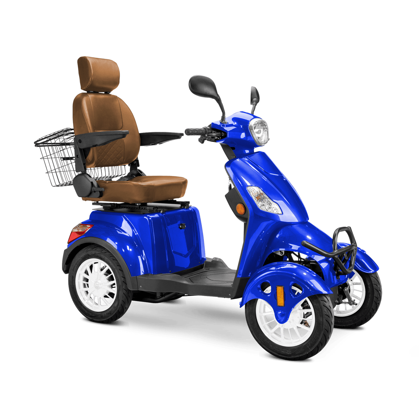 Bespoke Prestige 4 - Wheel Mobility Scooter – 15 MPH, 35 Mile Range + Free Weatherproof Cover - Wheelchairs in Motion