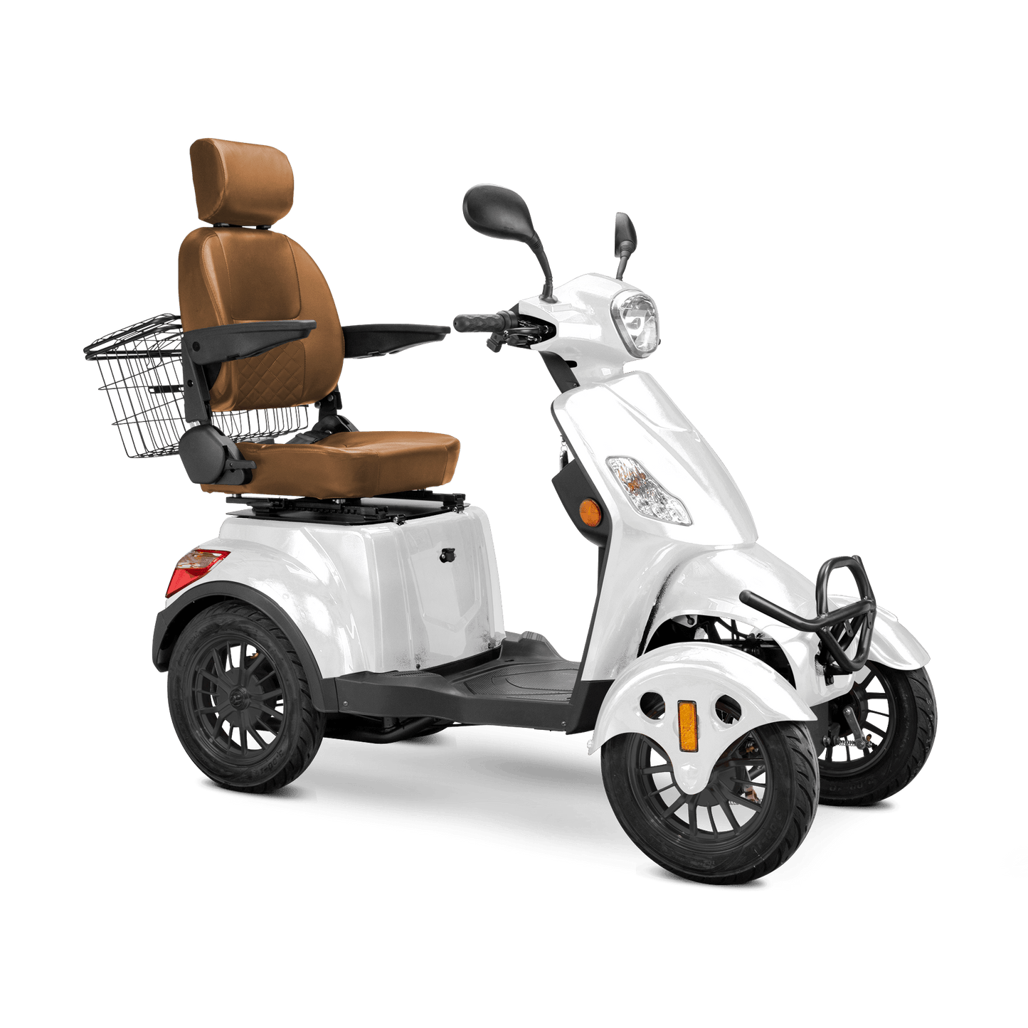 Bespoke Prestige 4 - Wheel Mobility Scooter – 15 MPH, 35 Mile Range + Free Weatherproof Cover - Wheelchairs in Motion