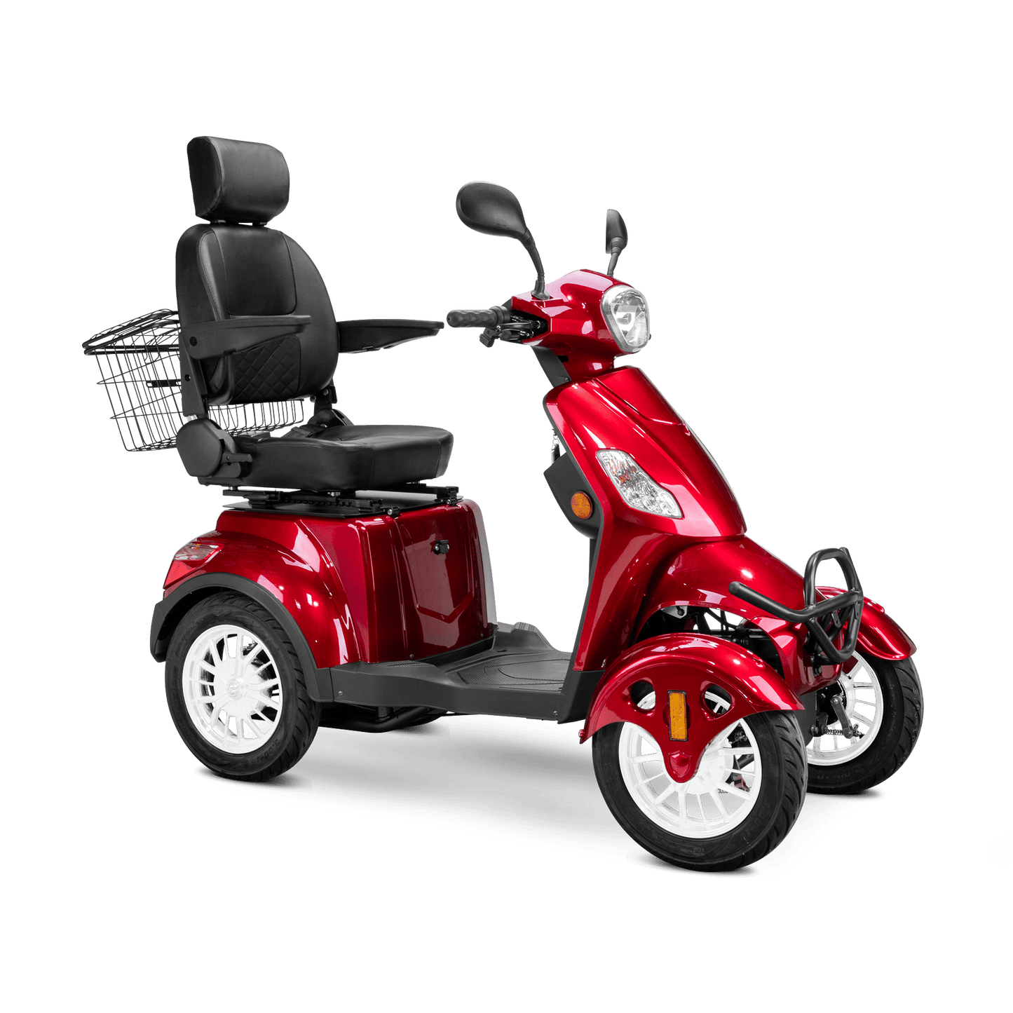 Bespoke Prestige 4 - Wheel Mobility Scooter – 15 MPH, 35 Mile Range + Free Weatherproof Cover - Wheelchairs in Motion