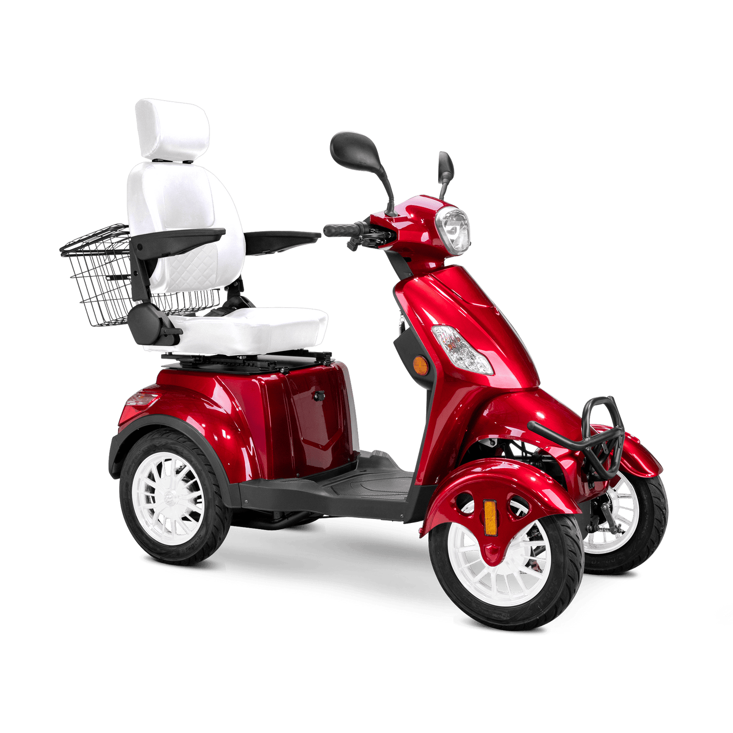 Bespoke Prestige 4 - Wheel Mobility Scooter – 15 MPH, 35 Mile Range + Free Weatherproof Cover - Wheelchairs in Motion