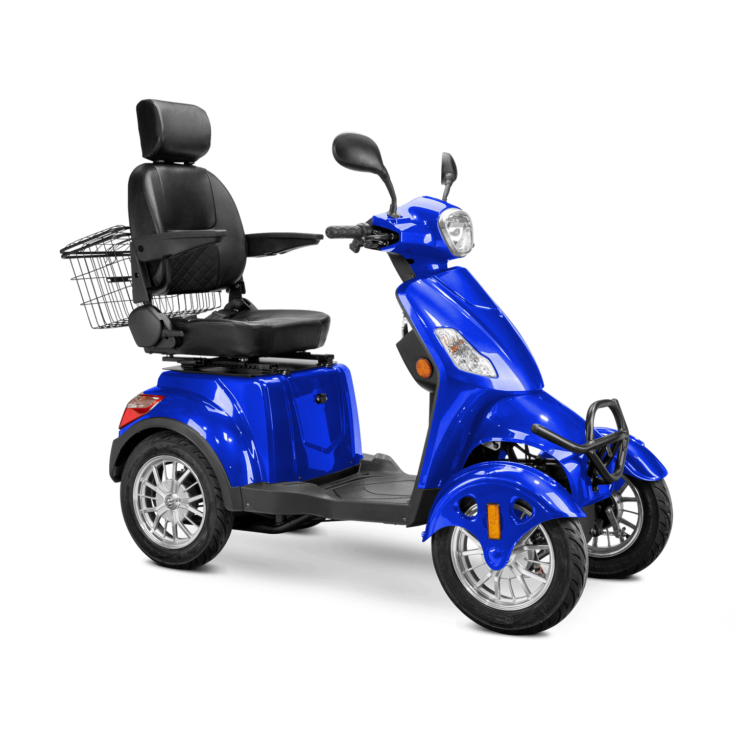 Bespoke Prestige 4 - Wheel Mobility Scooter – 15 MPH, 35 Mile Range + Free Weatherproof Cover - Wheelchairs in Motion
