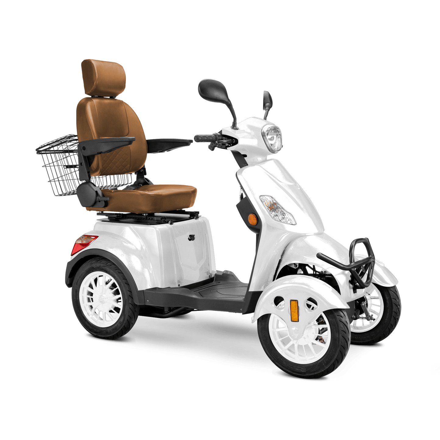 Bespoke Prestige 4 - Wheel Mobility Scooter – 15 MPH, 35 Mile Range + Free Weatherproof Cover - Wheelchairs in Motion