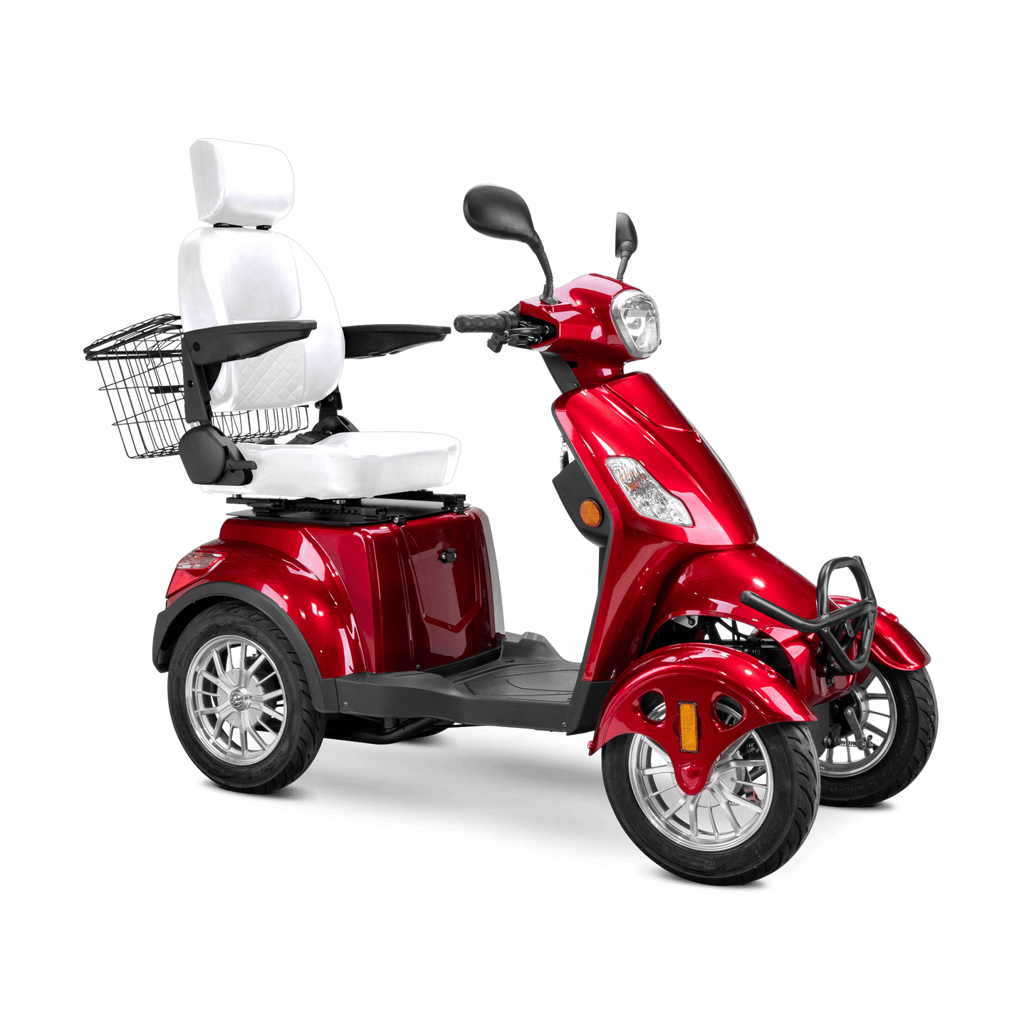 Bespoke Prestige 4 - Wheel Mobility Scooter – 15 MPH, 35 Mile Range + Free Weatherproof Cover - Wheelchairs in Motion