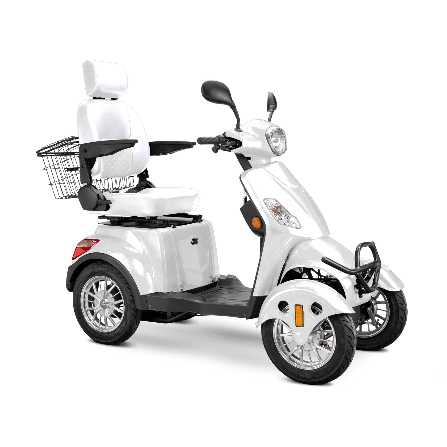 Bespoke Prestige 4 - Wheel Mobility Scooter – 15 MPH, 35 Mile Range + Free Weatherproof Cover - Wheelchairs in Motion