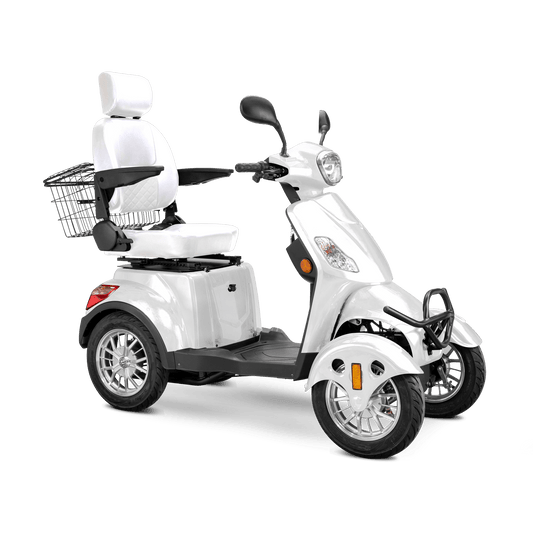 Bespoke Prestige 4 - Wheel Mobility Scooter – 15 MPH, 35 Mile Range + Free Weatherproof Cover - Wheelchairs in Motion
