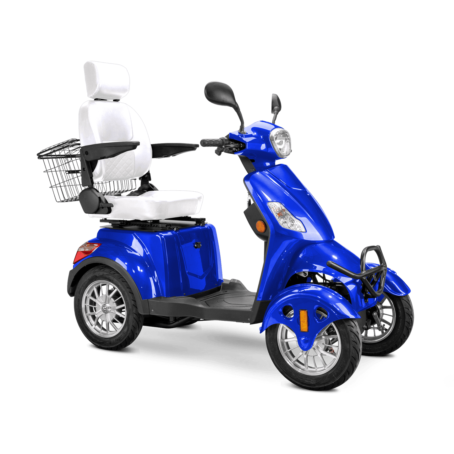 Bespoke Prestige 4 - Wheel Mobility Scooter – 15 MPH, 35 Mile Range + Free Weatherproof Cover - Wheelchairs in Motion