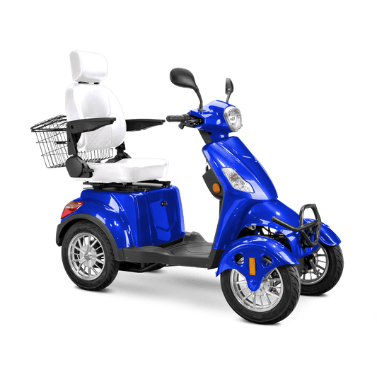 Bespoke Prestige 4 - Wheel Mobility Scooter – 15 MPH, 35 Mile Range + Free Weatherproof Cover - Wheelchairs in Motion