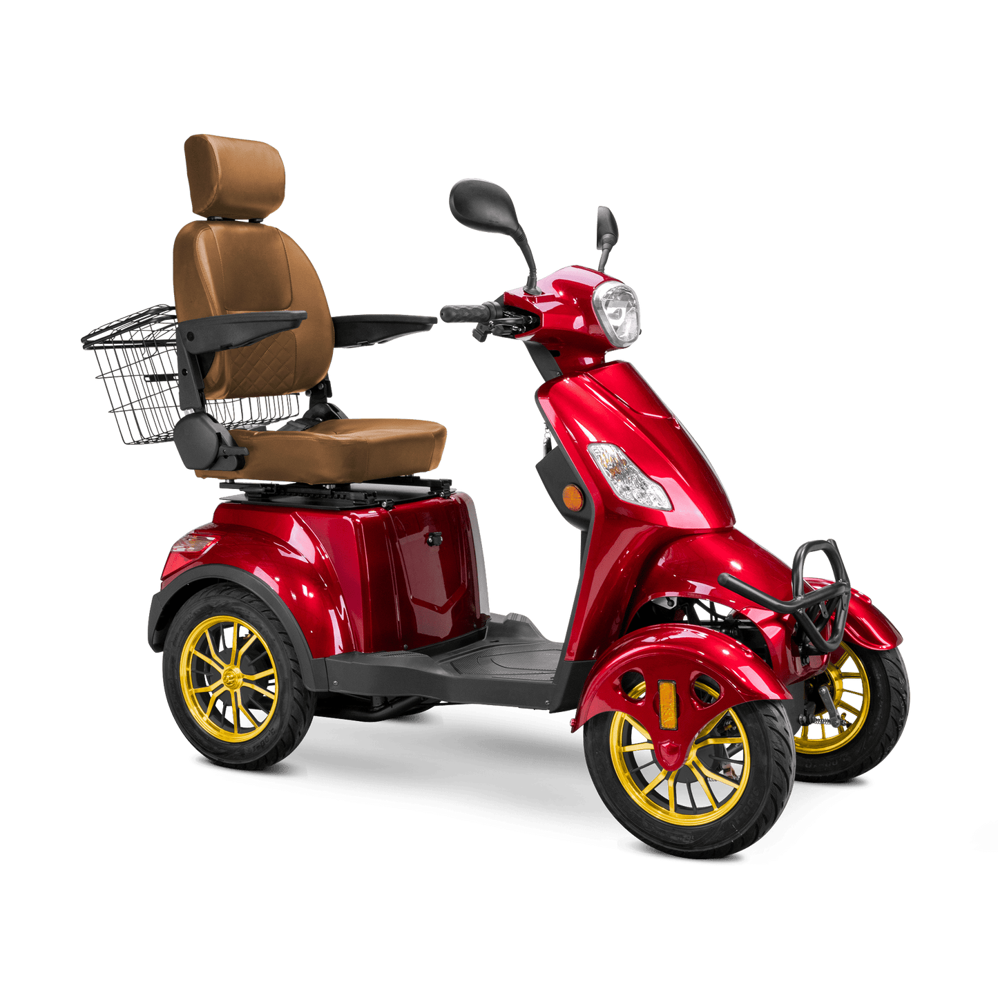 Bespoke Prestige 4 - Wheel Mobility Scooter – 15 MPH, 35 Mile Range + Free Weatherproof Cover - Wheelchairs in Motion
