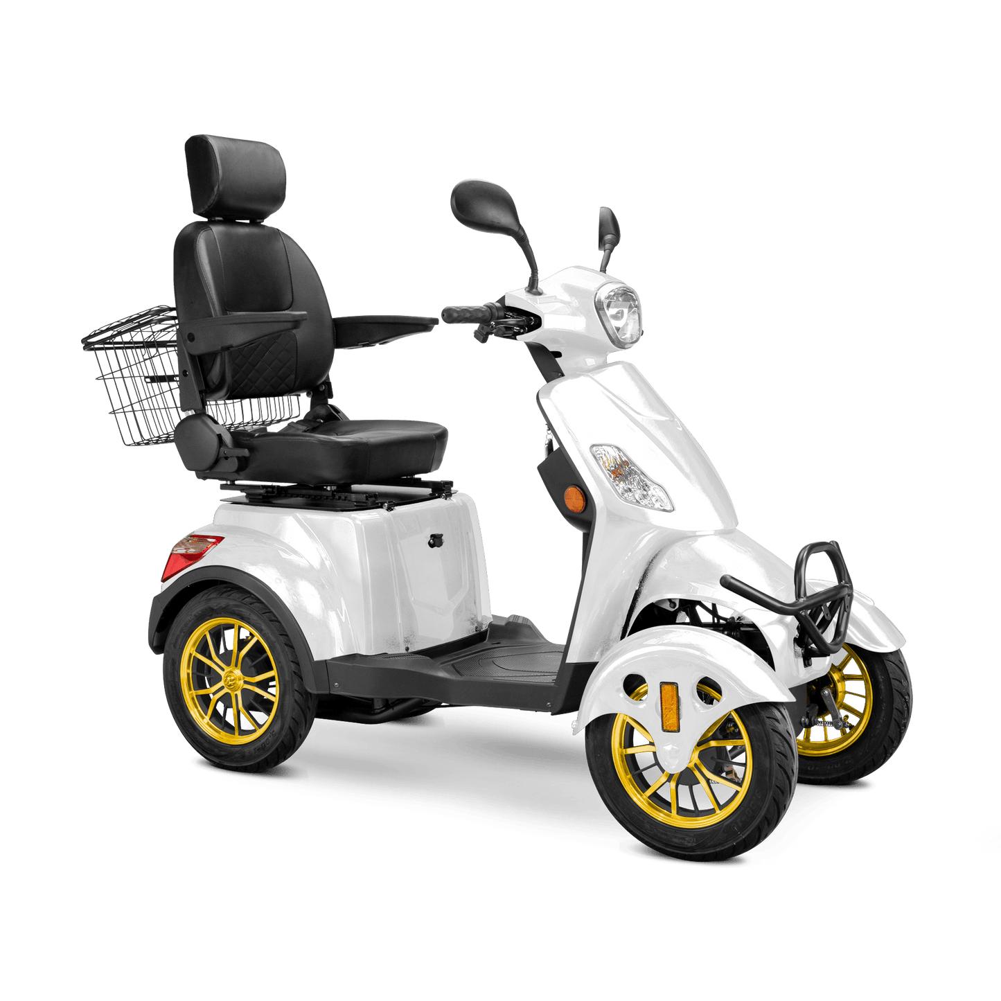 Bespoke Prestige 4 - Wheel Mobility Scooter – 15 MPH, 35 Mile Range + Free Weatherproof Cover - Wheelchairs in Motion