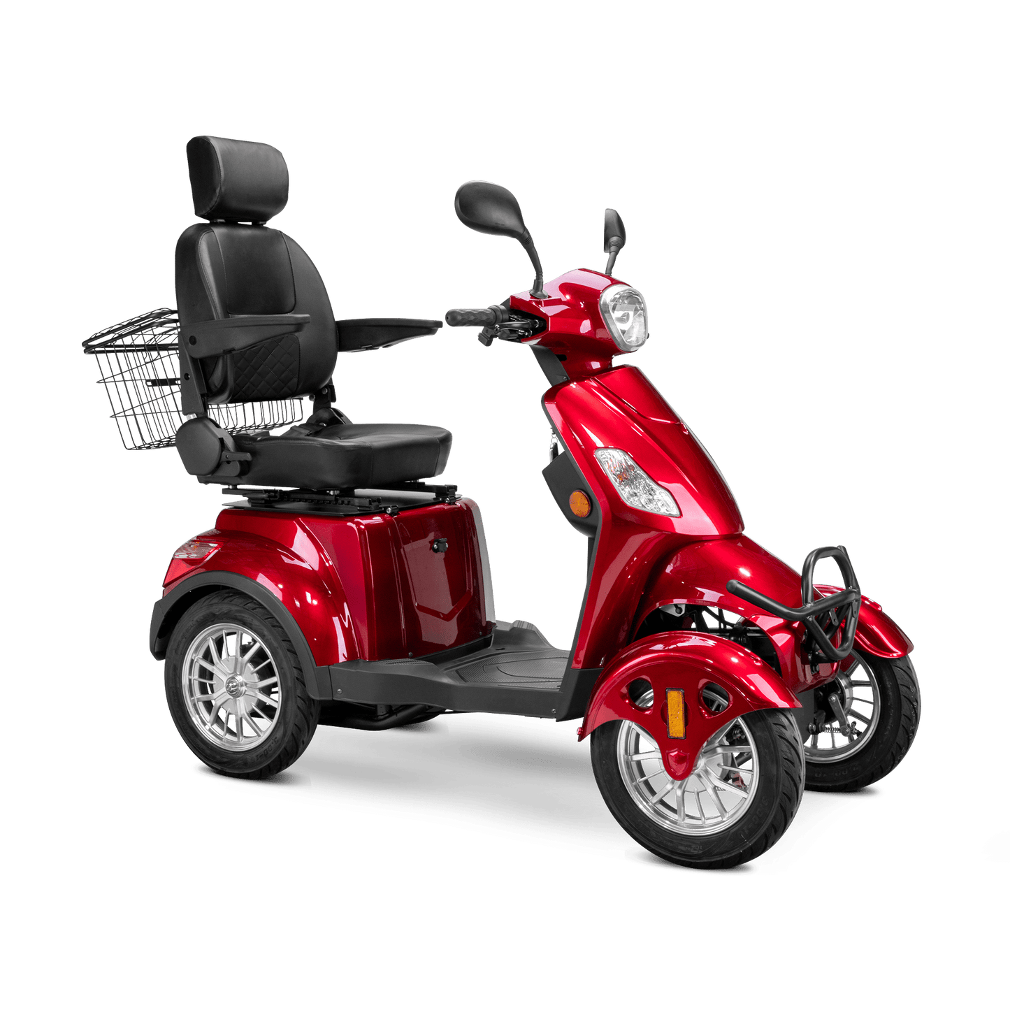 Bespoke Prestige 4 - Wheel Mobility Scooter – 15 MPH, 35 Mile Range + Free Weatherproof Cover - Wheelchairs in Motion