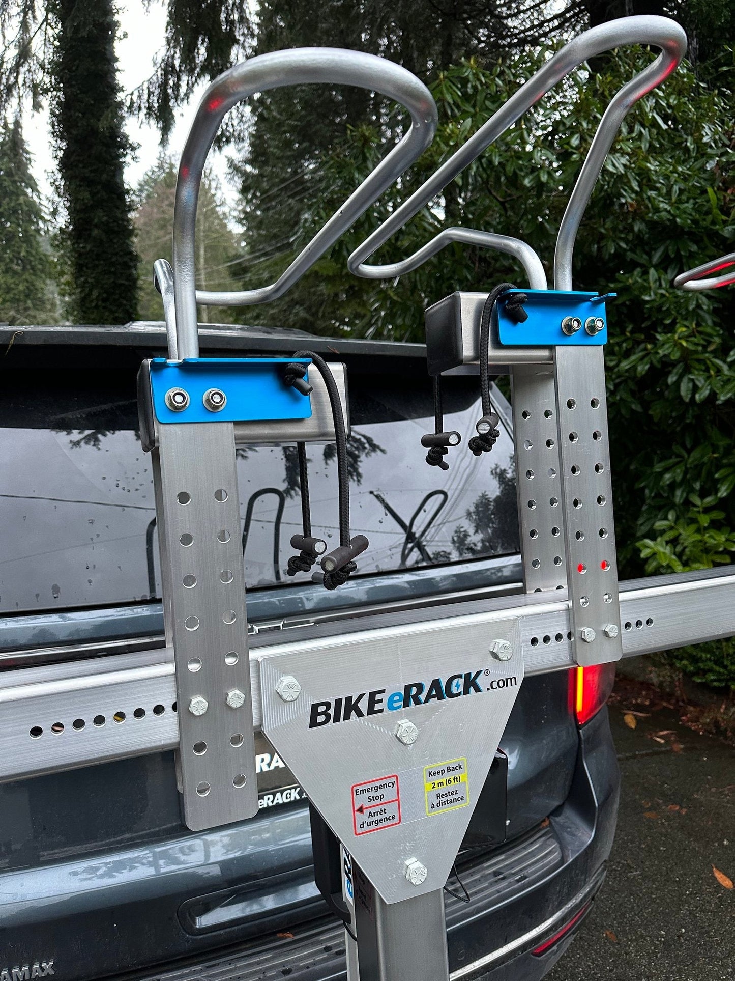 Automated Bike Rack Electric Bike Rack for 1 Handcycle or Trike + 1 Bike – Self-Loading Car ...