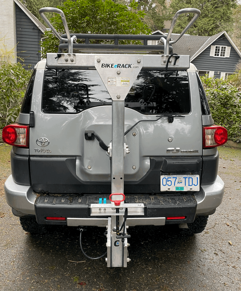 BIKE eRACK - 1 Adaptive Mountain Bike Rack, Handcycle Rack for your Car! Electric, Self-Loading! eRACK