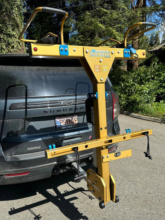 BIKE eRACK® 1 Rig — For 'The Rig - Not a Wheelchair' - Wheelchairs in Motion