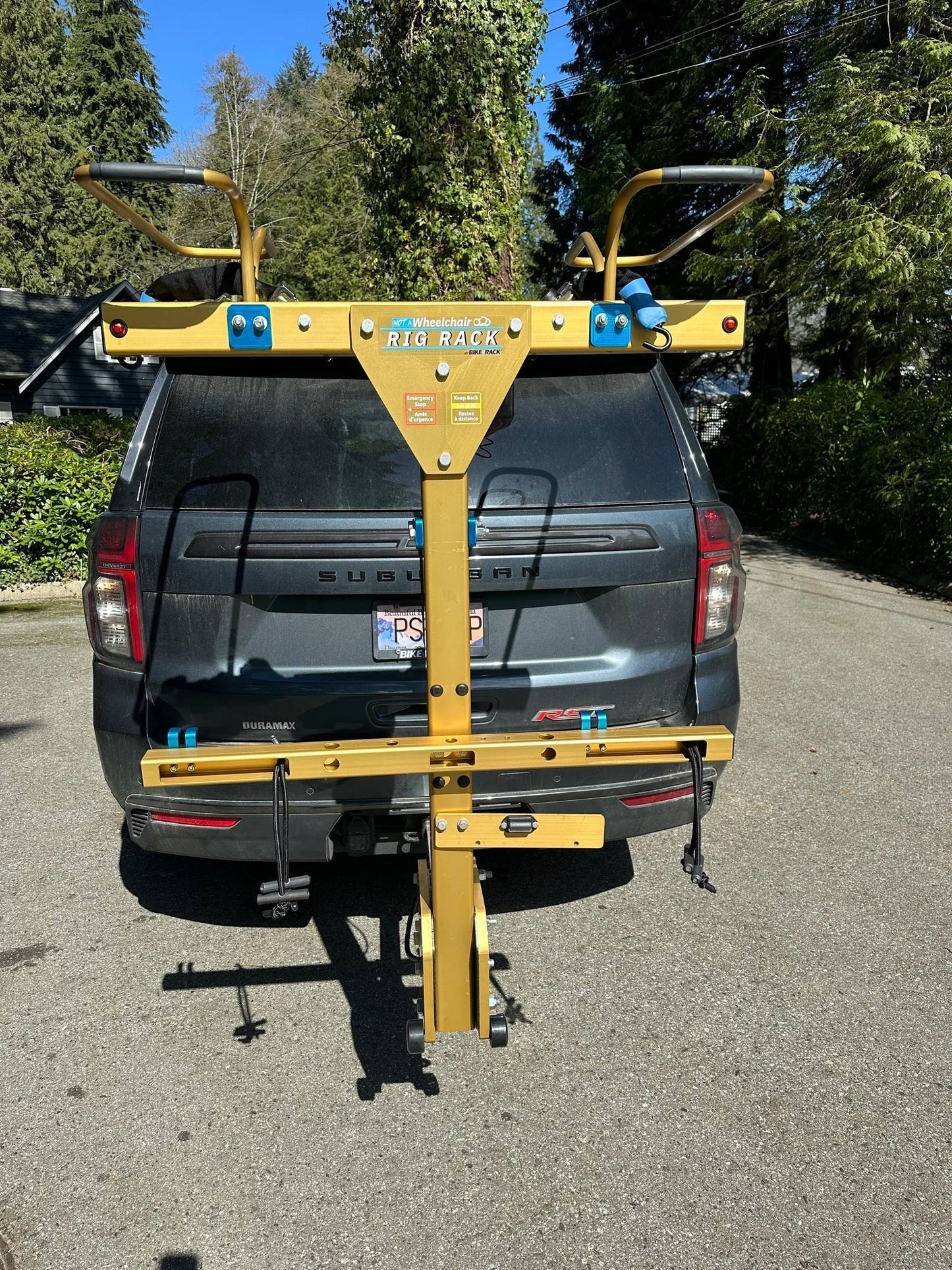 BIKE eRACK® 1 Rig — For 'The Rig - Not a Wheelchair' - Wheelchairs in Motion
