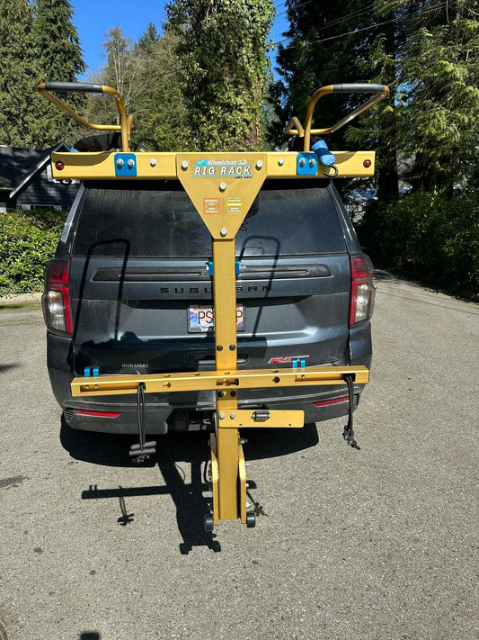 BIKE eRACK® 1 Rig — For 'The Rig - Not a Wheelchair' - Wheelchairs in Motion