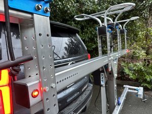 BIKE eRACK - 2 + 1 ! Holds 2 Handcycles +1 Bike - Rack for your Car! Electric, Self - Loading! - Wheelchairs in Motion