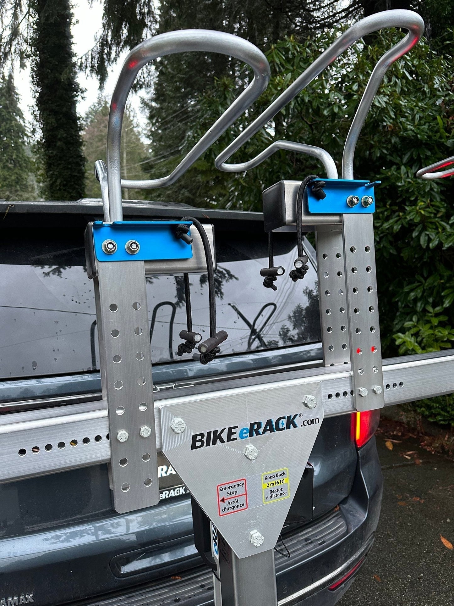 BIKE eRACK 2MX - Electric Bike Rack Holds 2 EBikes or 2 Dirt Bikes or 2 electric Motorcycles or Combo eRACK