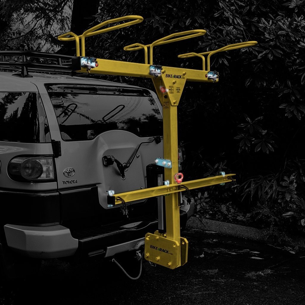 BIKE eRACK 2MX - Electric Bike Rack Holds 2 EBikes or 2 Dirt Bikes or 2 electric Motorcycles or Combo eRACK