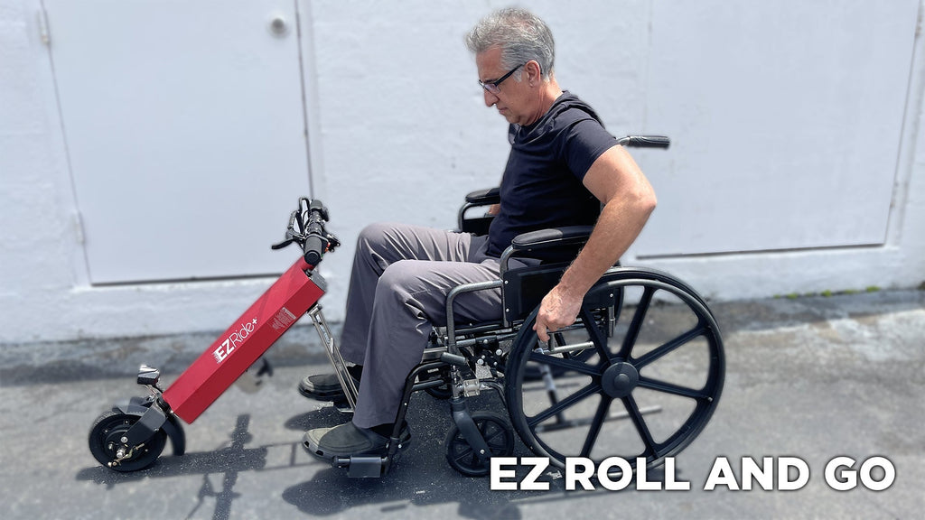 EZ Ride + Power Assist for Manual Wheelchairs - Wheelchairs in Motion