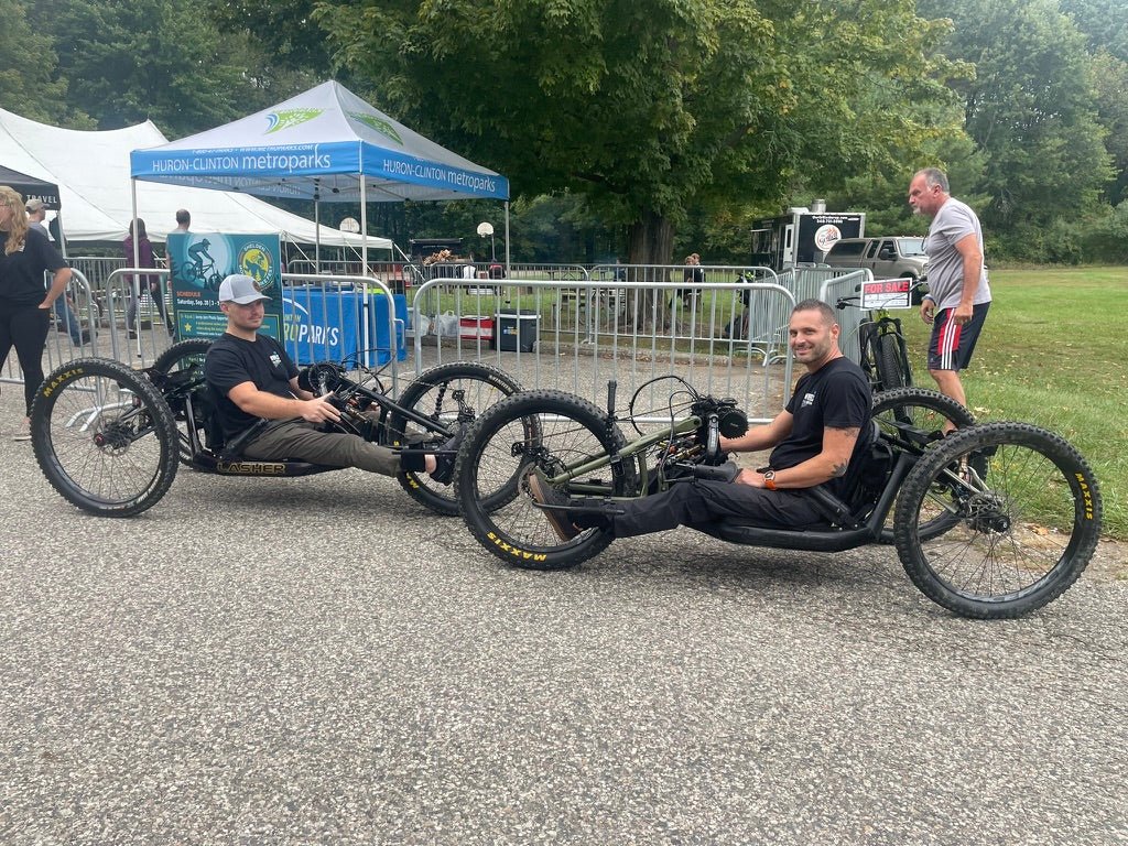 Lasher Sport ATH-FSe | The Ultimate E-Assist Full Suspension Handcycle Lasher