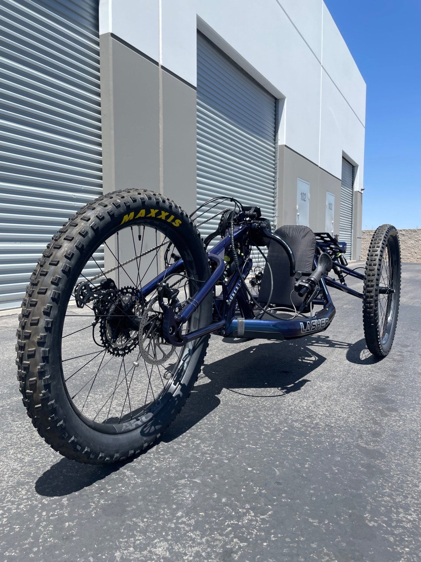 Lasher Sport ATH-FSe | The Ultimate E-Assist Full Suspension Handcycle Lasher