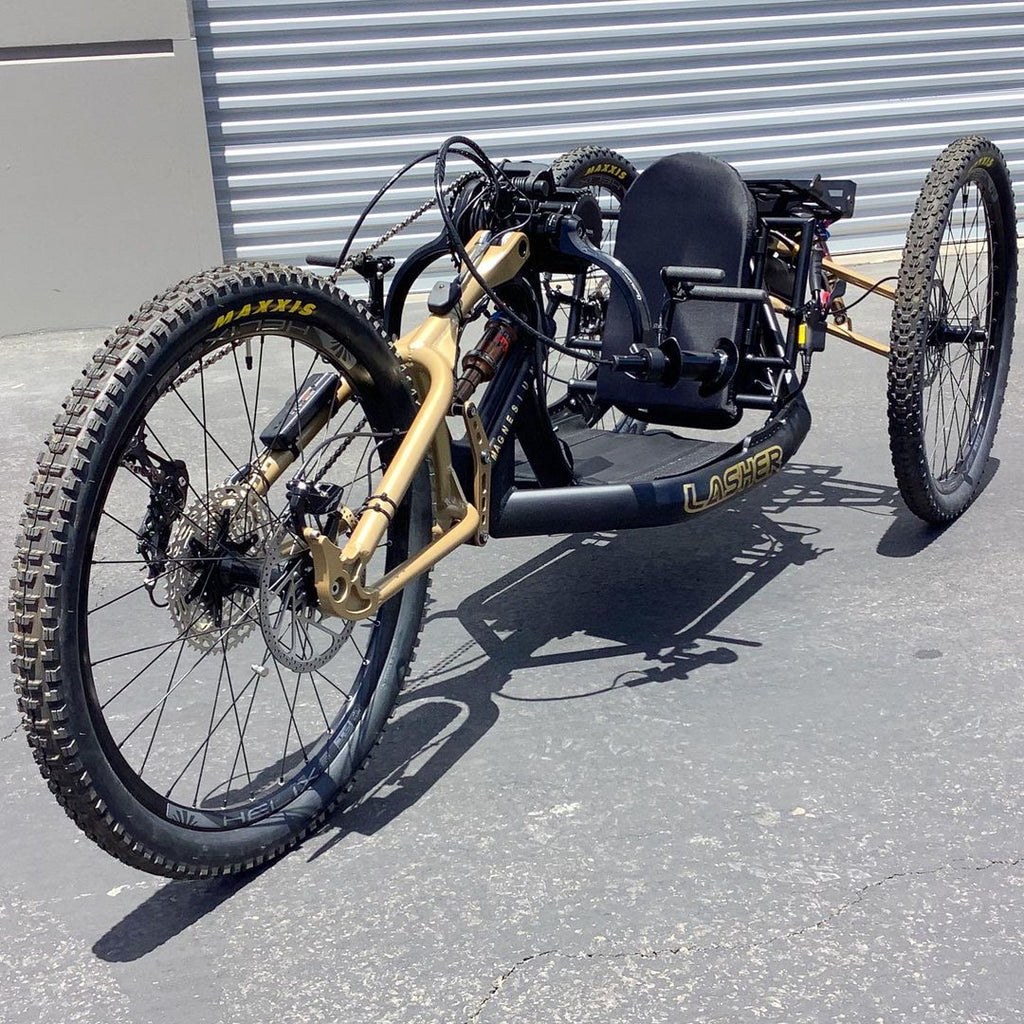 Lasher Sport ATH-FSe | The Ultimate E-Assist Full Suspension Handcycle Lasher