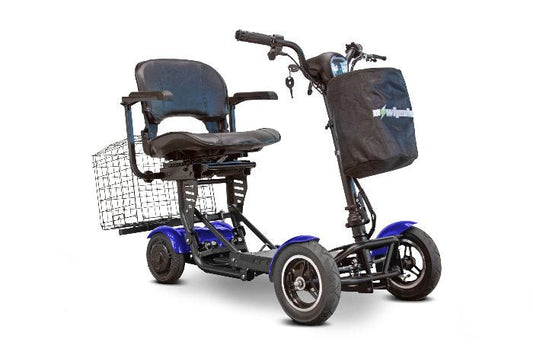 Get Rolling in Style with the EWheels EW-22 Lightweight Folding Scooter - The Ultimate in Portability and Power! - Wheelchairs in Motion